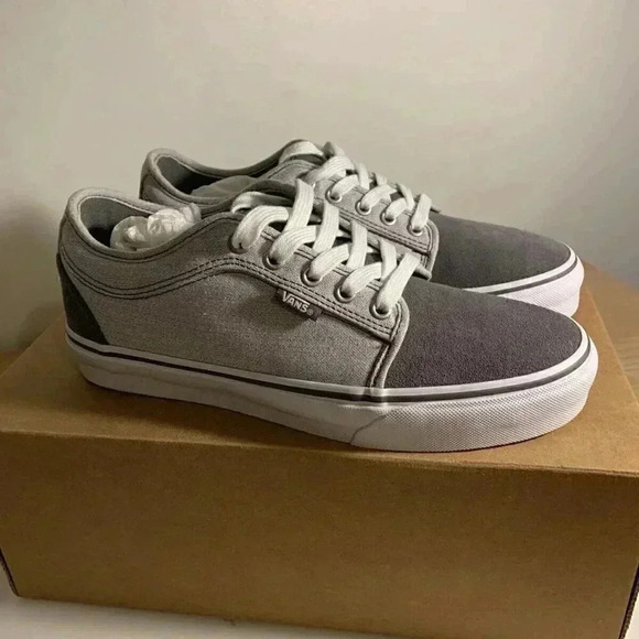 L926. New! Vans-Gray-US-7.5 Mens - Picture 1 of 4